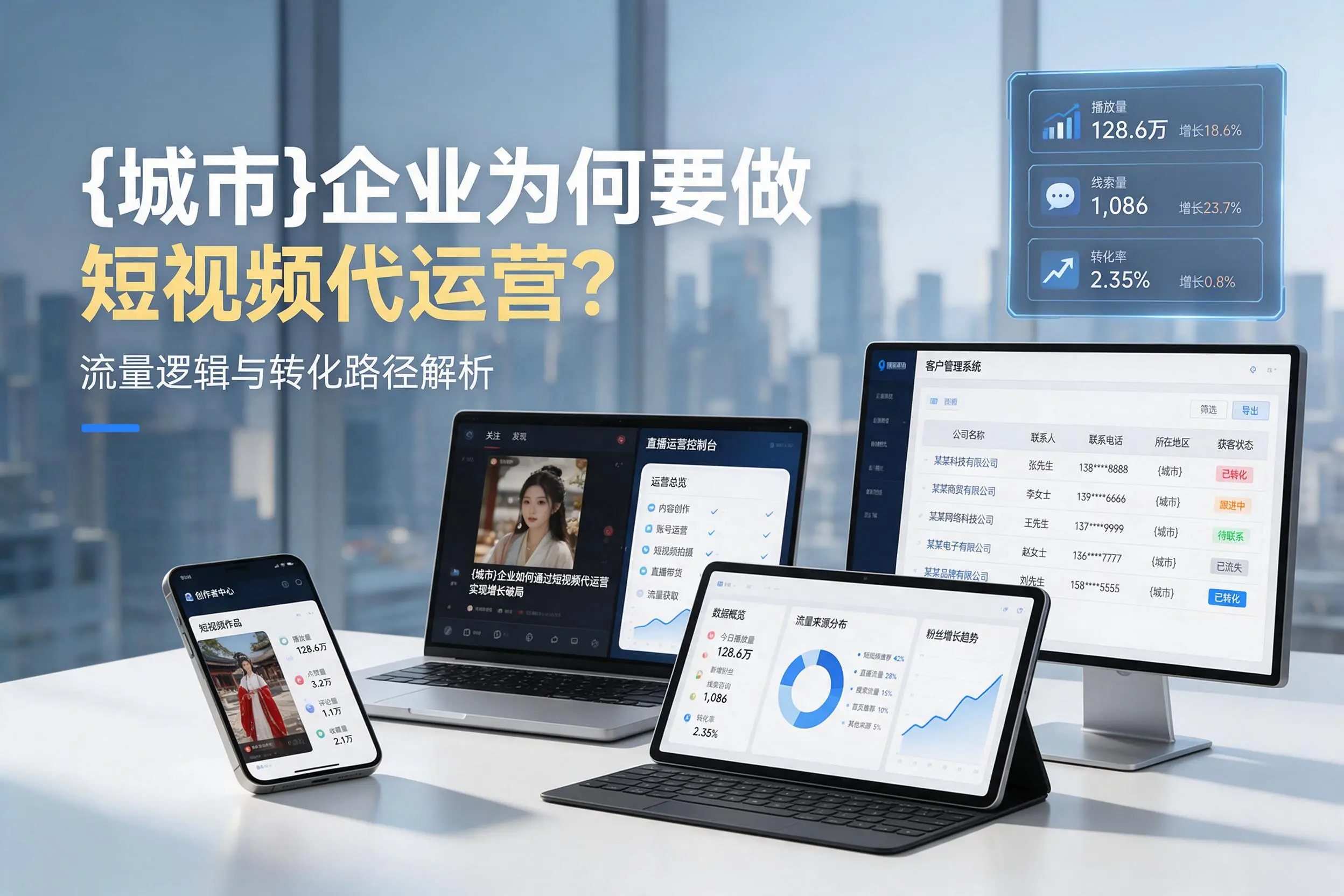 黄山企业为何要做短视频代运营？流量逻辑与转化路径解析