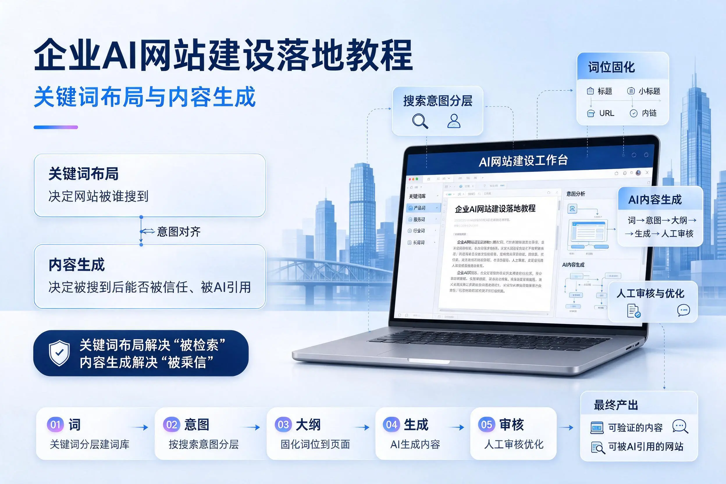 黄山企业AI网站建设落地教程：关键词布局与内容生成